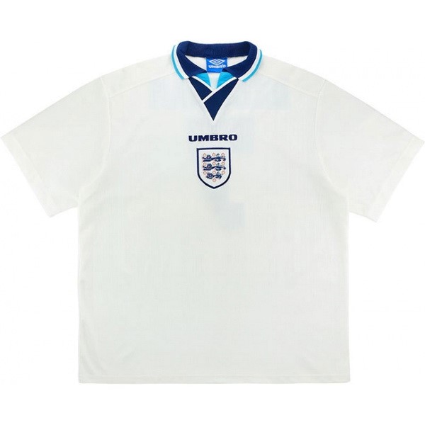 Tailandia Camiseta Inglaterra 1ª Retro 1996 Blanco